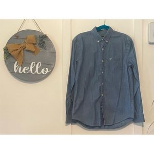 American eagle outfitters bluejean shirt